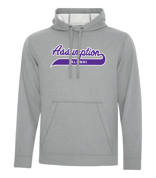 Assumption Alumni Adult Dri-Fit Hoodie With Embroidered Logo