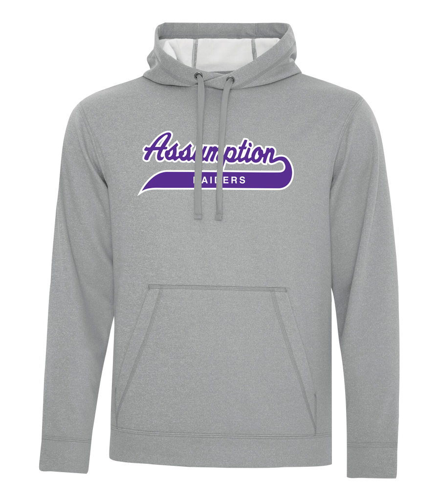 Assumption Youth Dri-Fit Hoodie With Embroidered Logo