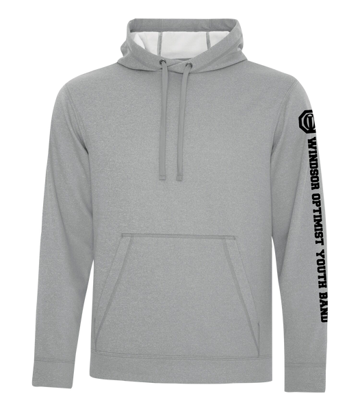 Windsor Optimist Band Youth Dri-Fit Hoodie With Printed Sleeve Logo