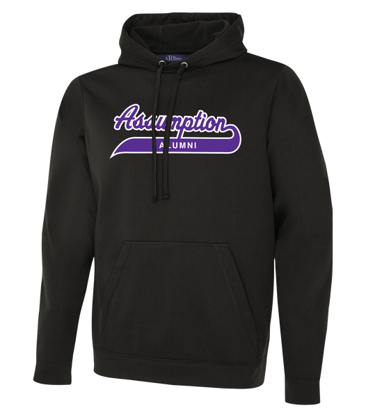 Assumption Alumni Adult Dri-Fit Hoodie With Embroidered Logo