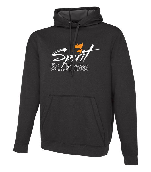 St. James Adult Dri-Fit Hoodie With Printed Logo