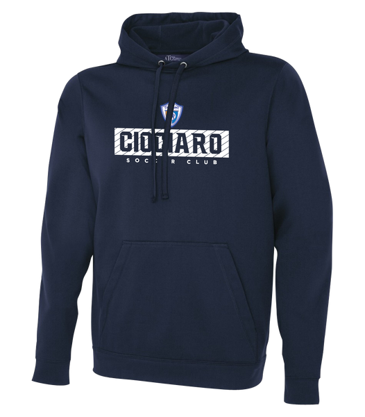 Ciociaro Soccer Club Block Letters Adult Dri-Fit Hoodie with Printed Logo