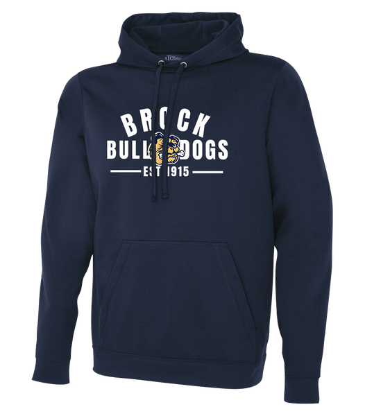 General Brock EST 1915 Adult Dri-Fit Hoodie With Printed Logo