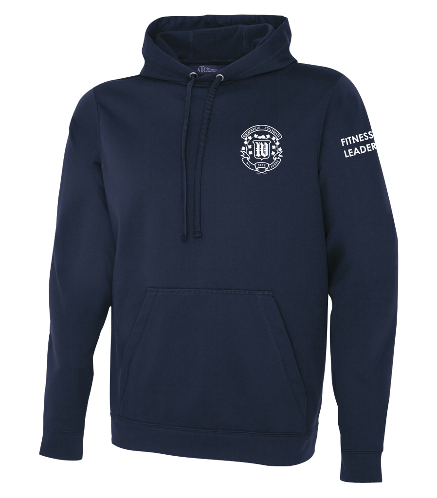 Walkerville "Fitness Leadership" Adult Dri-Fit Pull Over Hooded Sweatshirt with Printed Logo