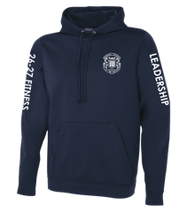 Walkerville "Fitness Leadership" Adult Dri-Fit Pull Over Hooded Sweatshirt with Printed Logo