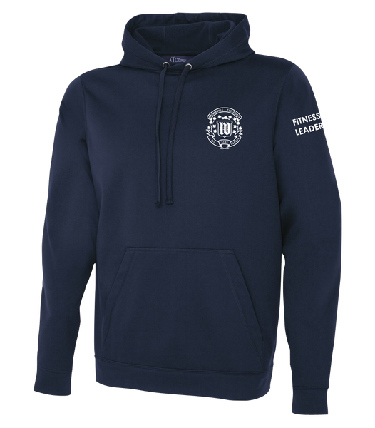 Walkerville "Fitness Leadership" Adult Dri-Fit Pull Over Hooded Sweatshirt with Printed Logo