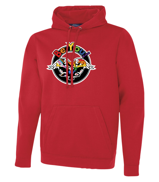 Glenwood "Be You" Adult Dri-Fit Hoodie With Printed Logo