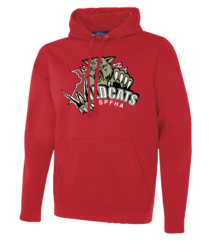 Wildcats SPFHA Adult Dri-Fit Hoodie Sweatshirt with Printed Logo