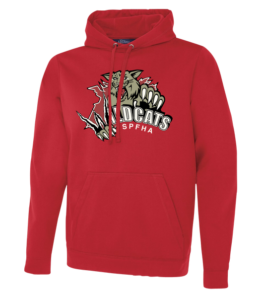 Wildcats SPFHA Adult Dri-Fit Hoodie Sweatshirt with Printed Logo