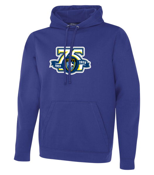 Caboto Soccer Club 75th Anniversary Adult Dri-Fit Hoodie with Printed Logo