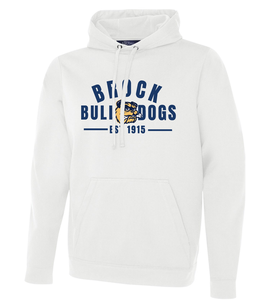 General Brock EST 1915 Adult Dri-Fit Hoodie With Printed Logo