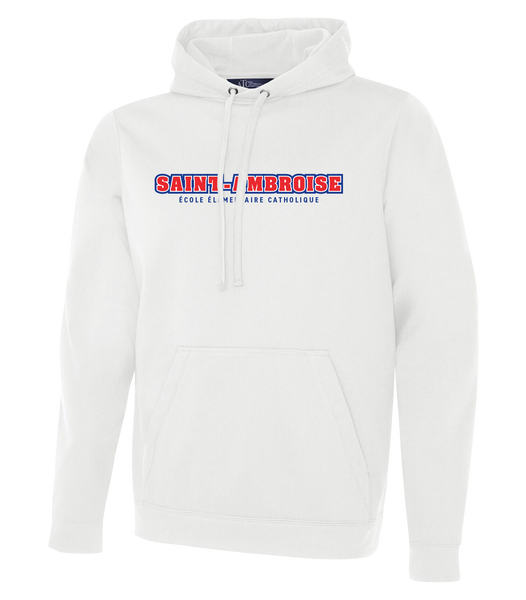 Saint Ambroise Adult Dri-Fit Hoodie With Printed Logo