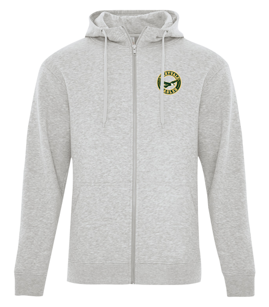 Maryvale Eagles Adult Cotton Full Zip Hooded Sweatshirt with Left Chest Embroidered Logo