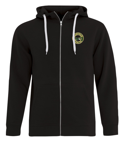 Maryvale Eagles Adult Cotton Full Zip Hooded Sweatshirt with Left Chest Embroidered Logo