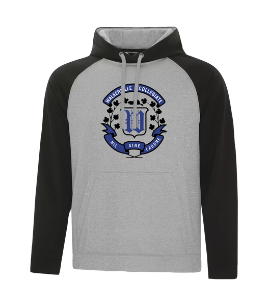 Walkerville Collegiate Institute Adult Two Toned Hoodie with Printed Logo