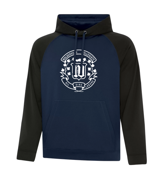Walkerville Collegiate Institute Adult Two Toned Hoodie with Printed Logo