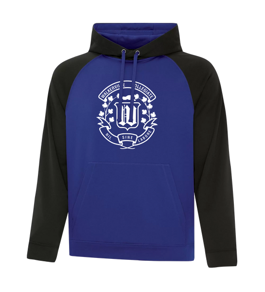 Walkerville Collegiate Institute Adult Two Toned Hoodie with Printed Logo
