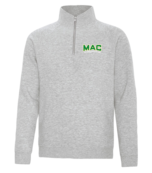 MAC Adult Vintage 1/4 Zip Sweatshirt with Embroidered Logo