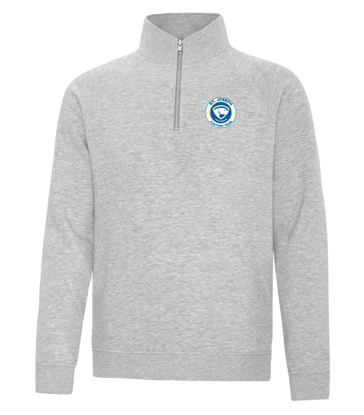 St. Joseph Staff Adult Vintage 1/4 Zip Sweatshirt with Embroidered Logo