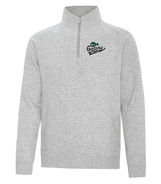 Forest Glade Adult Vintage 1/4 Zip Sweatshirt with Embroidered Logo