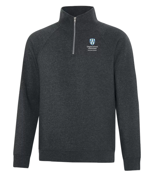 Odette Adult Vintage 1/4 Zip Sweatshirt with Embroidered Logo