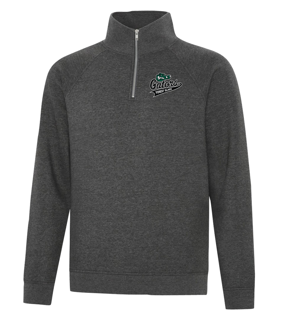 Forest Glade Adult Vintage 1/4 Zip Sweatshirt with Embroidered Logo