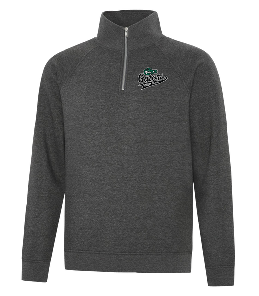 Forest Glade Adult Vintage 1/4 Zip Sweatshirt with Embroidered Logo