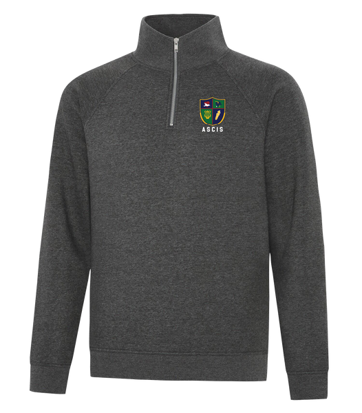 Ste. Cécile Adult Vintage 1/4 Zip Sweatshirt with Embroidered Logo