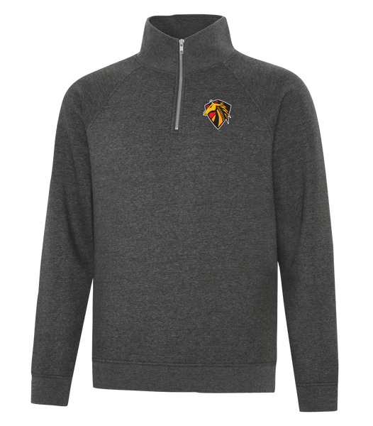 Anderdon Adult Vintage 1/4 Zip Sweatshirt with Embroidered Logo
