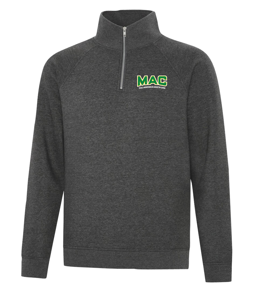 MAC Adult Vintage 1/4 Zip Sweatshirt with Embroidered Logo