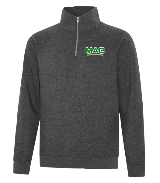 MAC Adult Vintage 1/4 Zip Sweatshirt with Embroidered Logo