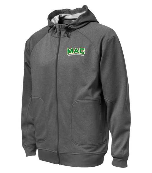 MAC Adult Hooded Yoga jacket with Embroidered Logo