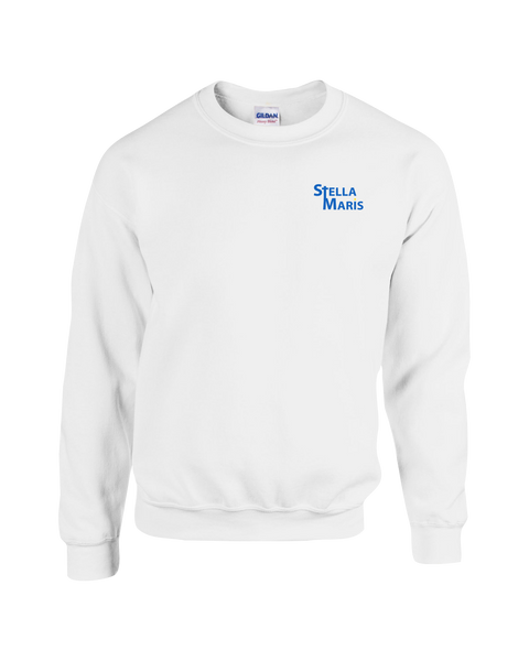 Stella Maris Adult Crewneck Sweatshirt with Left Chest Embroidered Logo