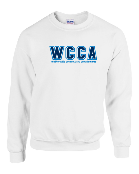 Walkerville Centre for the Creative Arts Adult Crewneck Sweatshirt with Embroidered Applique Logo