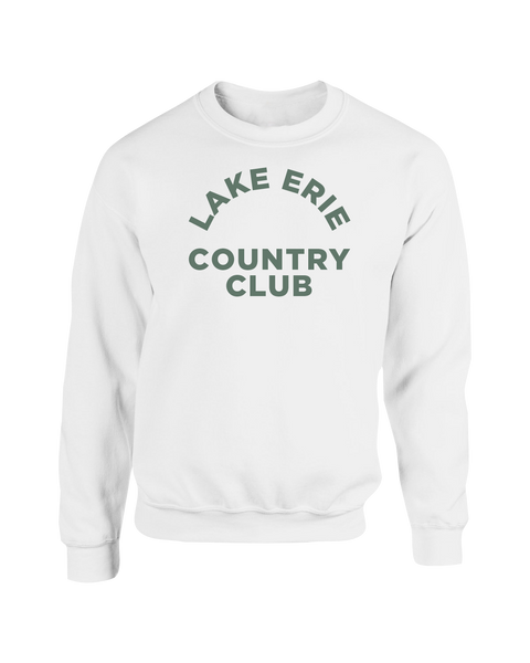 Lake Erie Country Club Adult Crewneck Sweatshirt with Printed Logo