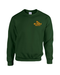 Pacers Adult Crewneck Sweatshirt with Left Chest Embroidered Logo