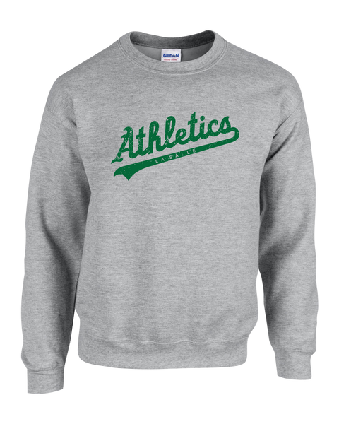 LaSalle Athletics Youth Fleece Crew with Printed Logo