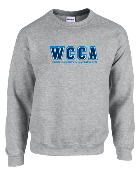 Walkerville Centre for the Creative Arts Adult Crewneck Sweatshirt with Embroidered Applique Logo