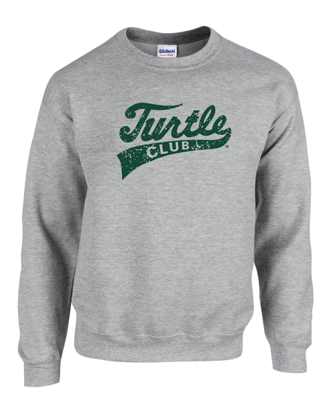 Turtle Club Youth Fleece Crew with Printed Logo