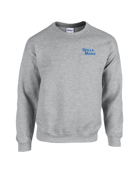Stella Maris Youth Crewneck Sweatshirt with Left Chest Embroidered Logo