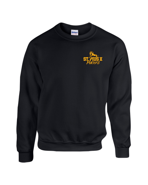 Pacers Adult Crewneck Sweatshirt with Left Chest Embroidered Logo
