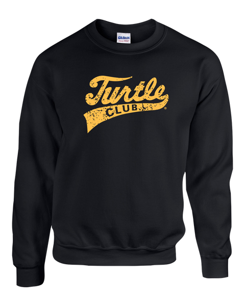 Turtle Club Youth Fleece Crew with Printed Logo