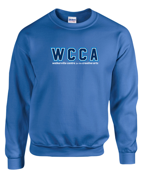 Walkerville Centre for the Creative Arts Adult Crewneck Sweatshirt with Embroidered Applique Logo