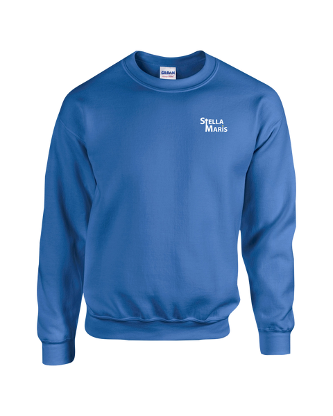 Stella Maris Adult Crewneck Sweatshirt with Left Chest Embroidered Logo