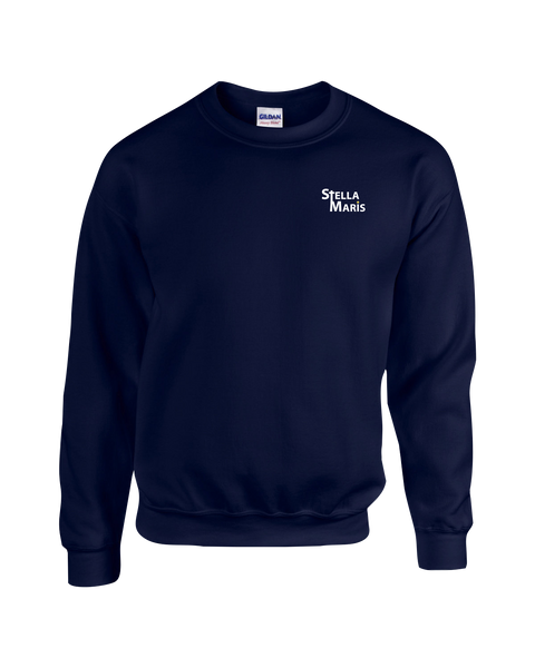 Stella Maris Youth Crewneck Sweatshirt with Left Chest Embroidered Logo