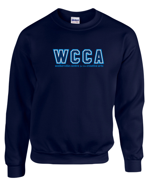 Walkerville Centre for the Creative Arts Adult Crewneck Sweatshirt with Embroidered Applique Logo
