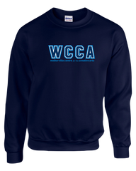 Walkerville Centre for the Creative Arts Adult Crewneck Sweatshirt with Embroidered Applique Logo