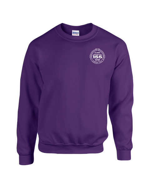 Assumption Alumni Crest Adult Fleece Crewneck Sweatshirt with Left Chest Embroidered Logo