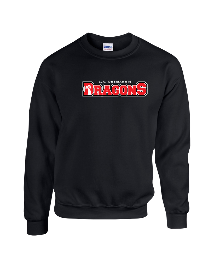 LAD Dragons Adult Fleece Crewneck with Printed Logo