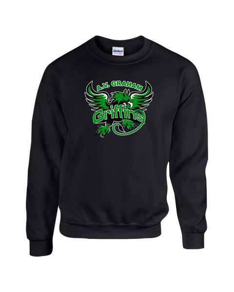 Griffins Youth Fleece Crewneck with Printed Logo